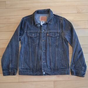 Levis Denim Jean Trucker Jacket Girls Size XL
